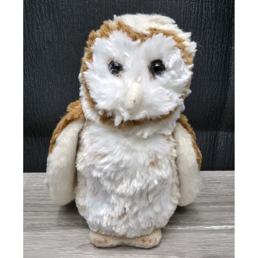 Douglas Rafter the Baby Barn Owl 7" Beanbag Plush‎ Stuffed Toy Bird 2012